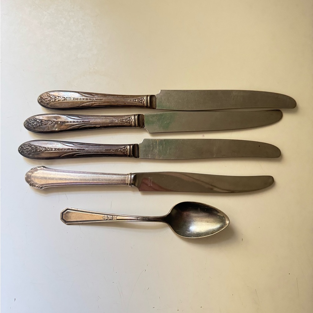 Silver plated flatware misc